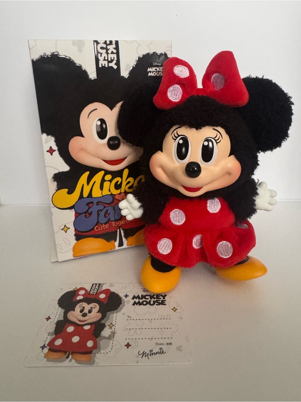 POPMART Mickey and friends  Minnie Mouse Plush keychain